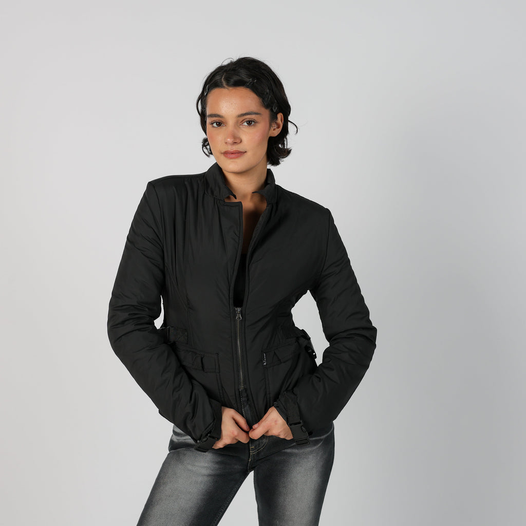 Black Y2K PHARD Puffer Jacket (S)