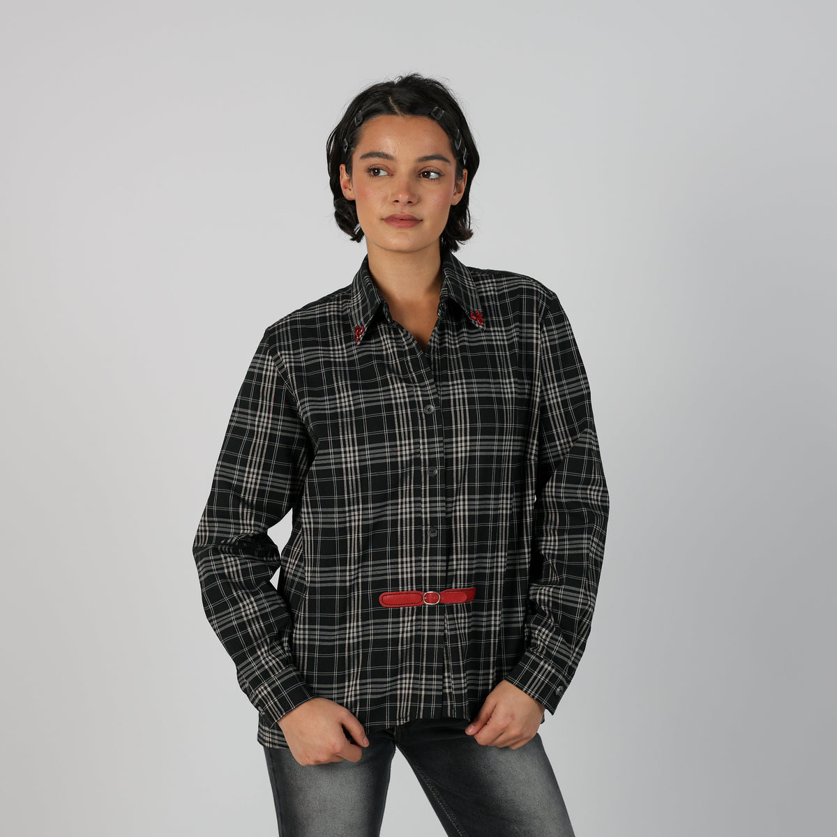 Black Y2K Shirt (M)