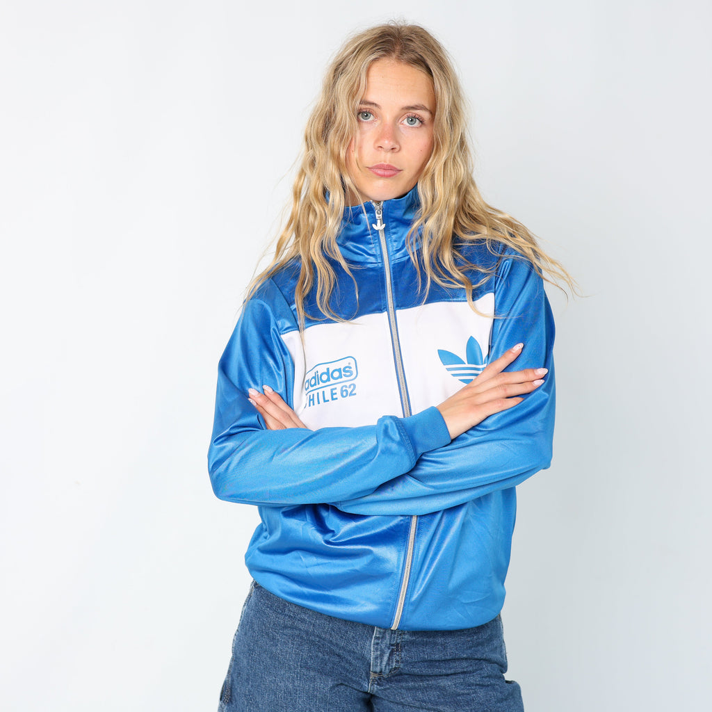 Blue Y2K Adidas Track Jacket (XS)