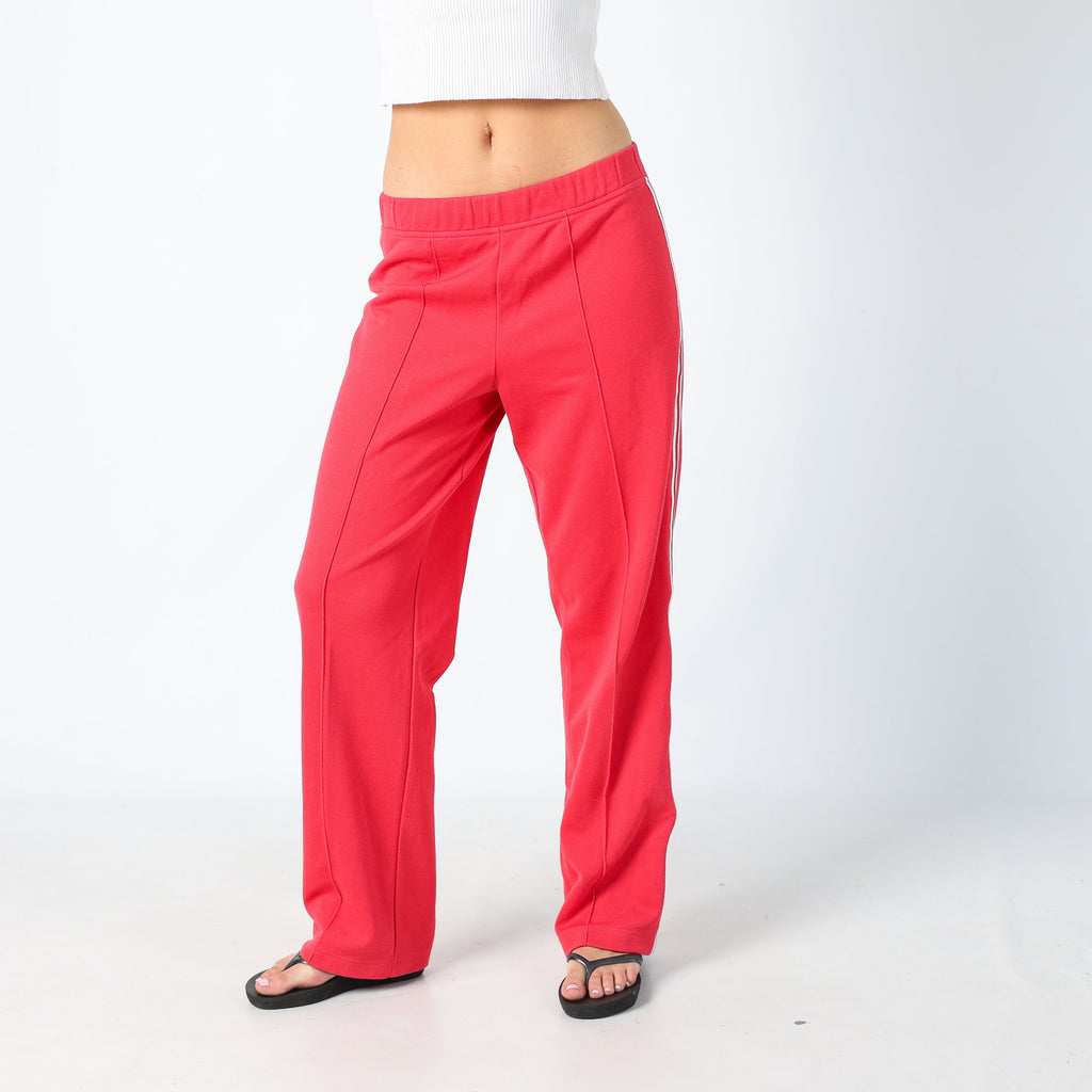Red Y2K Adidas Track Pants (10)