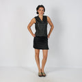 Black Y2K Penny Black Woven Mini Skirt (XS)