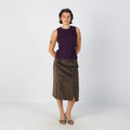 Brown Y2K Max&Co. Cord Skirt (XS)