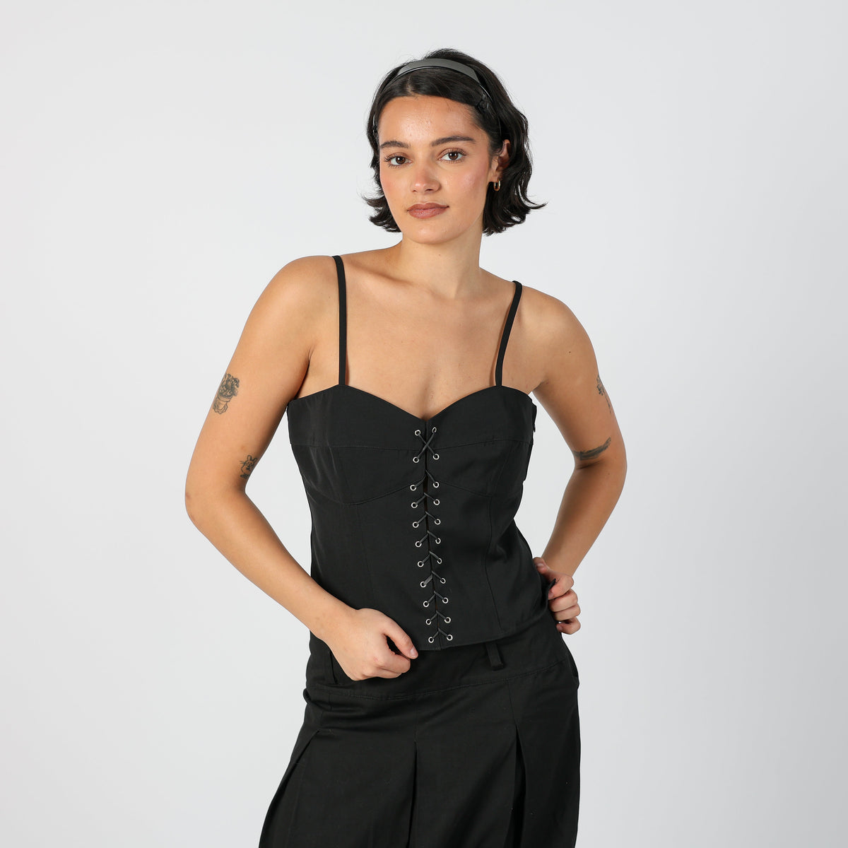 Black Y2K Cami (M)