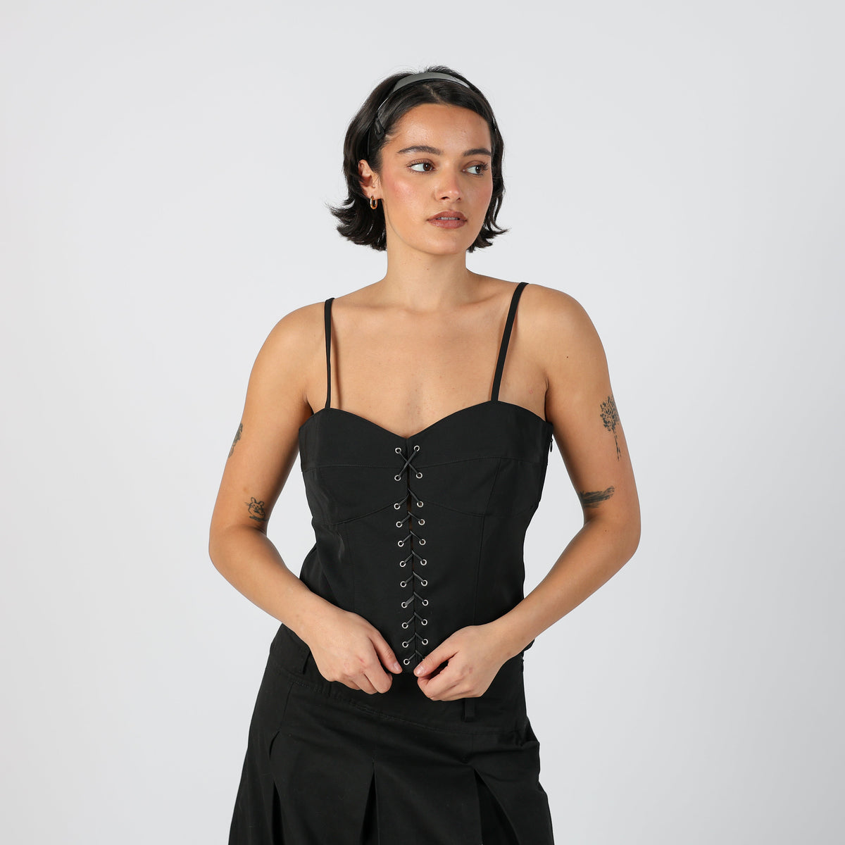 Black Y2K Cami (M)