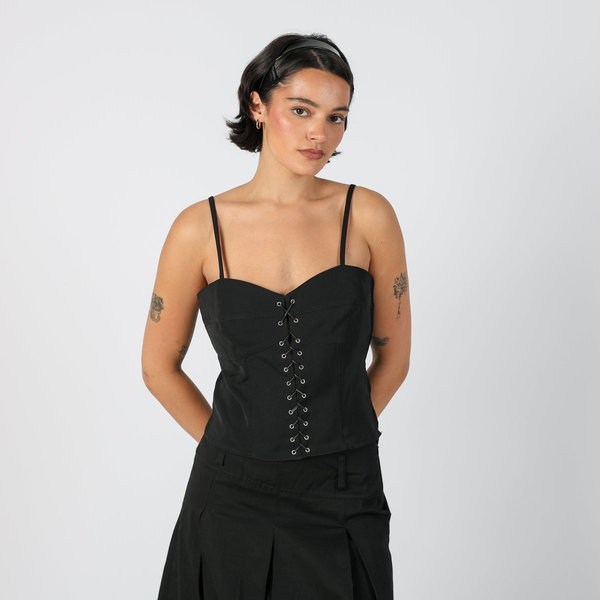 Black Y2K Cami (M)