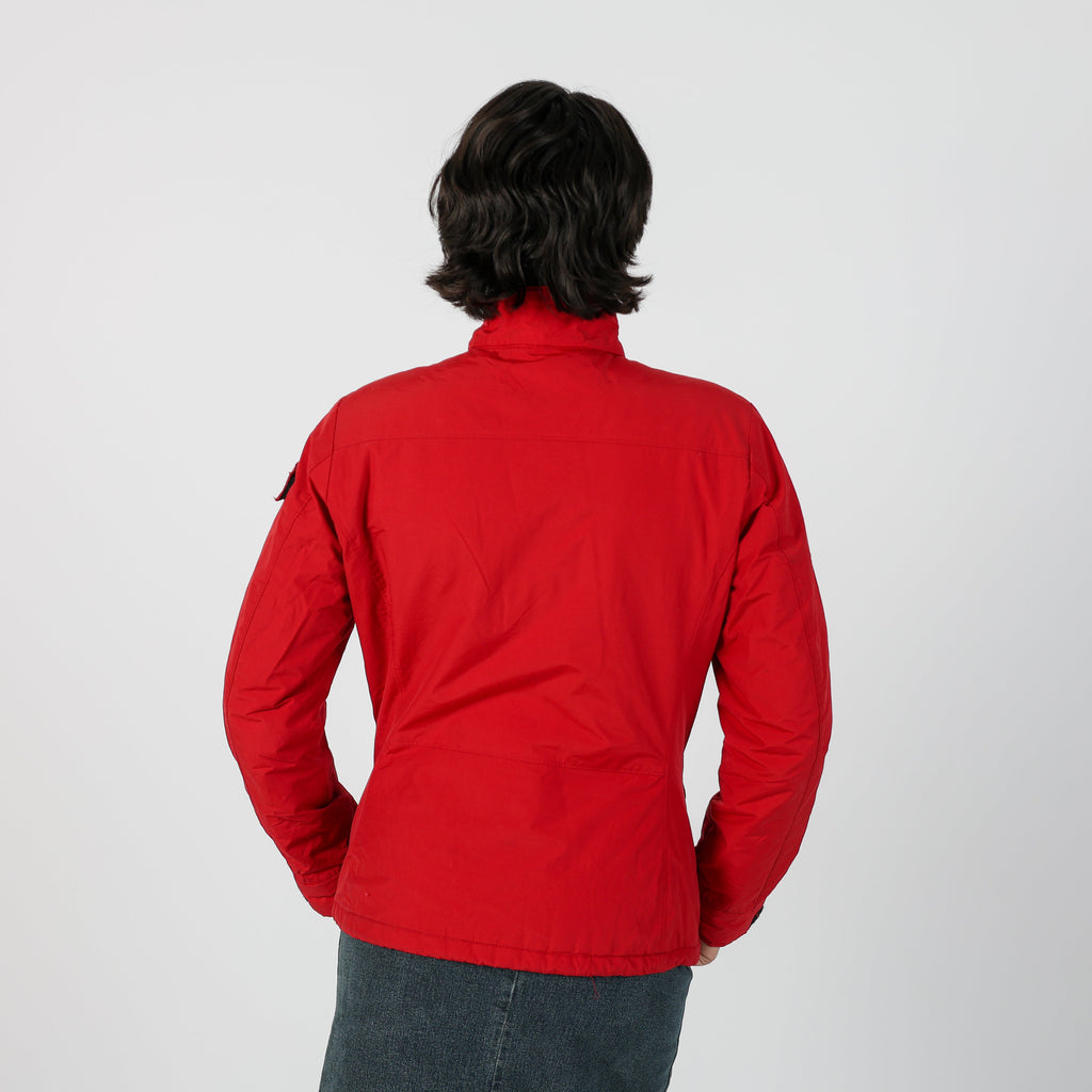 Red Y2K Puffer Jacket (M)