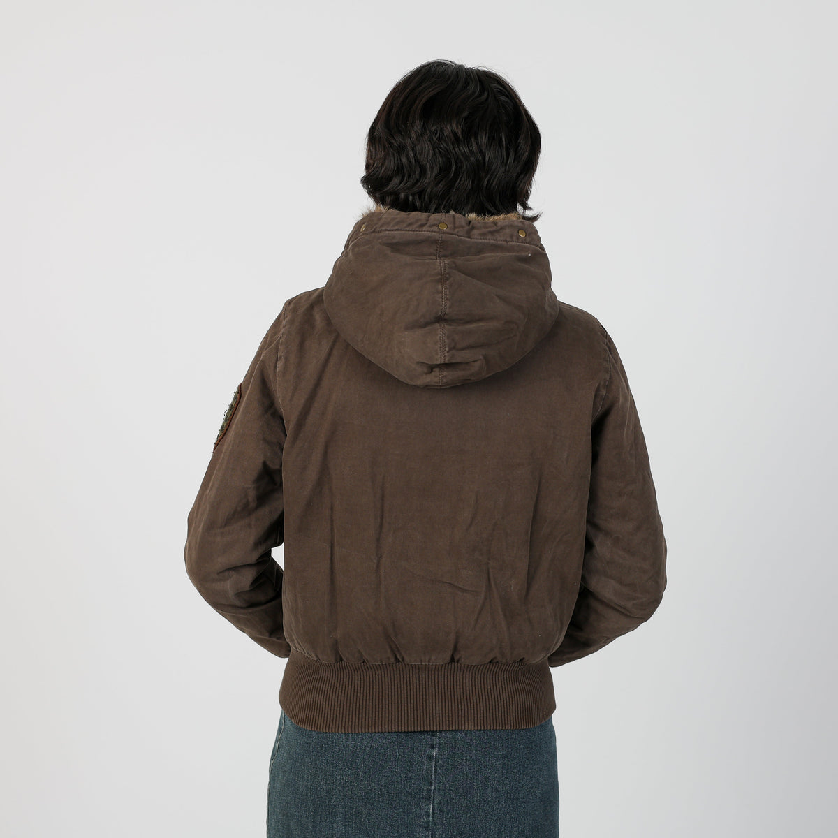 Brown Y2K Casual Jacket (S)