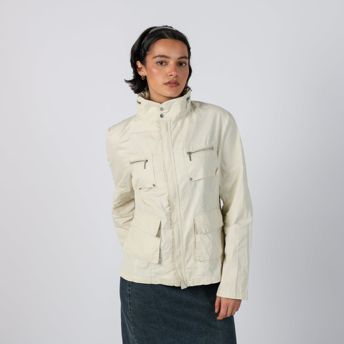 Cream Y2K Oviesse Light jacket (M)