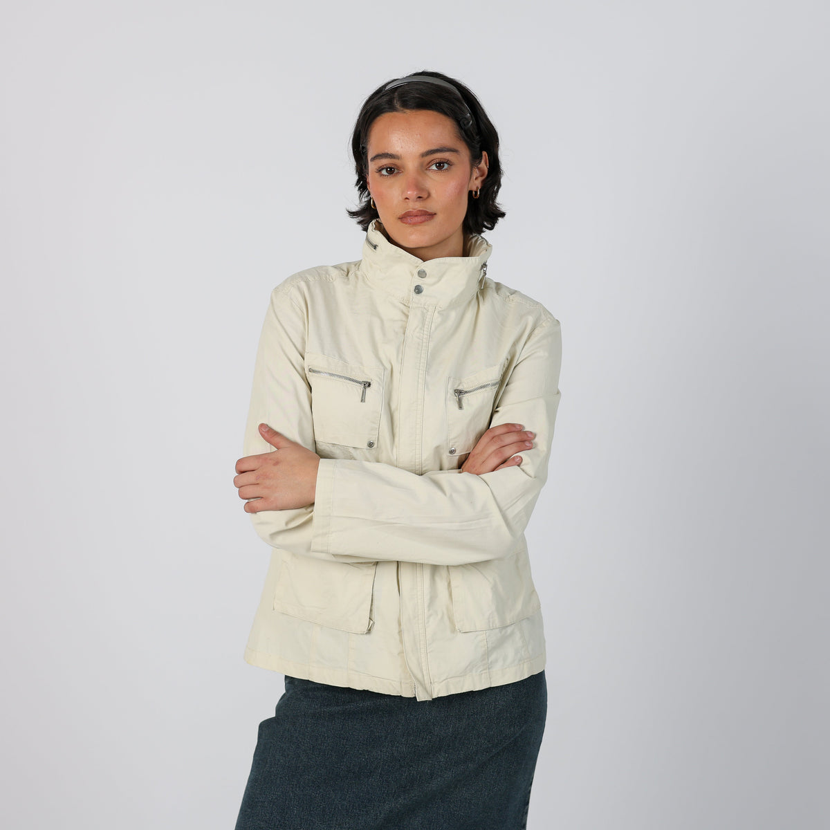 Cream Y2K Oviesse Light jacket (M)