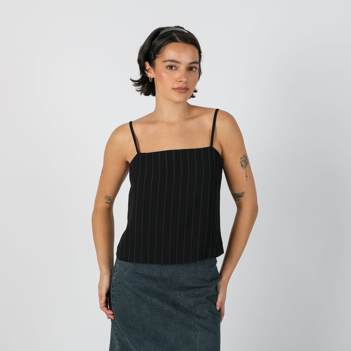 Black Y2K Made in Italy Cami (12)