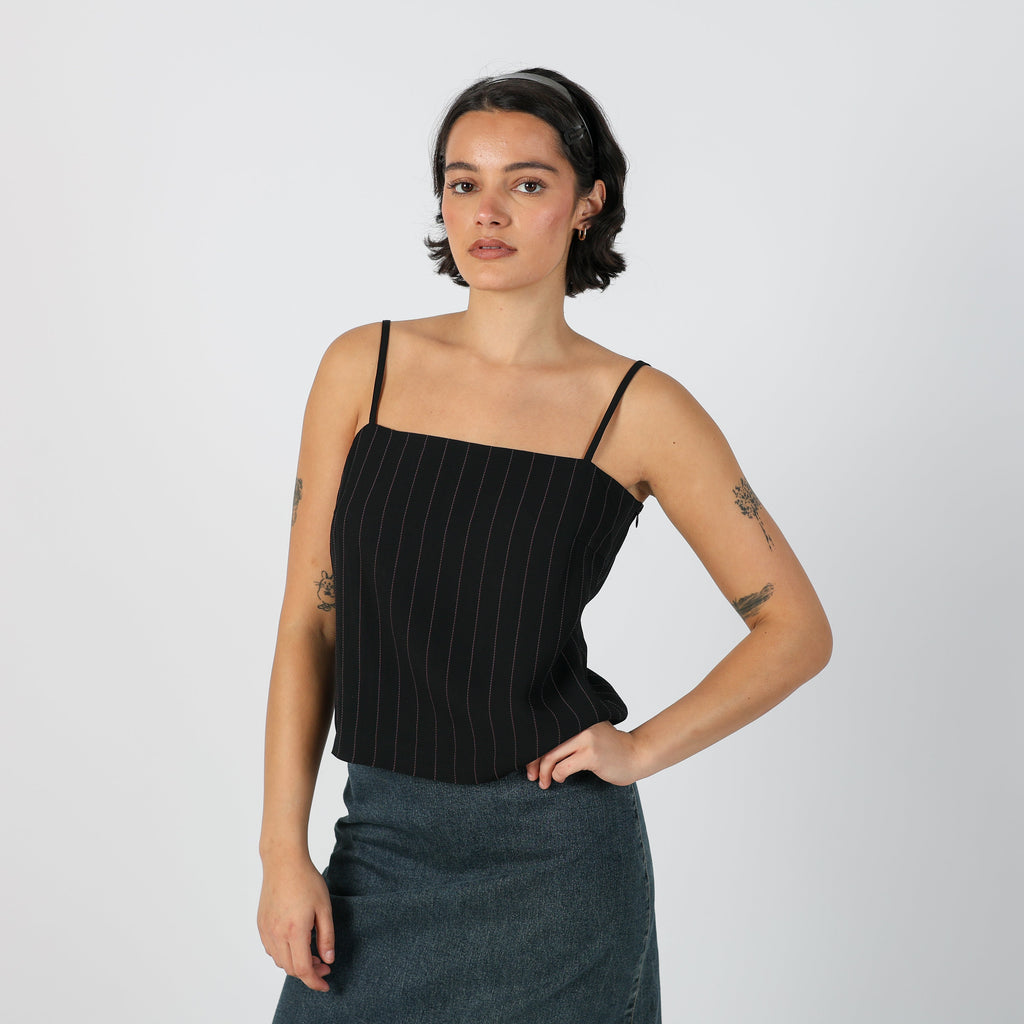 Black Y2K Made in Italy Cami (12)