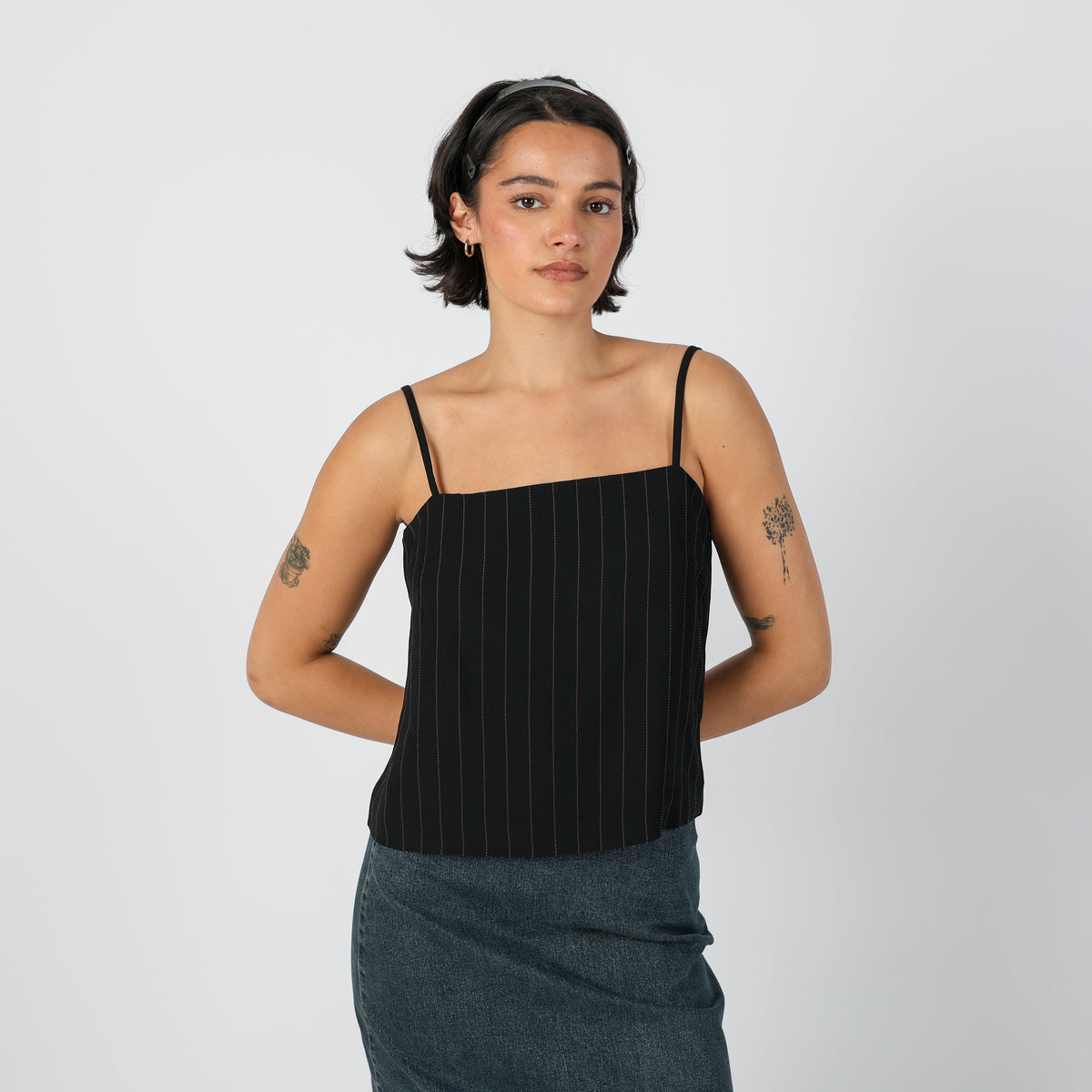 Black Y2K Made in Italy Cami (12)
