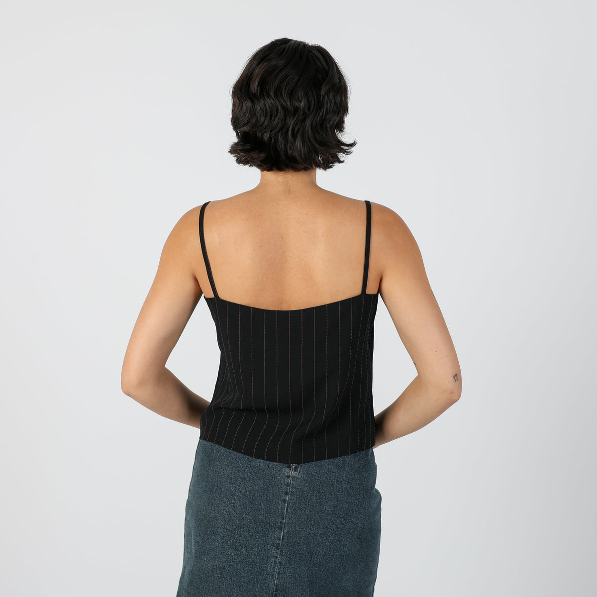 Black Y2K Made in Italy Cami (12)