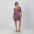 Pink Y2K Mesh Mini Dress (8)