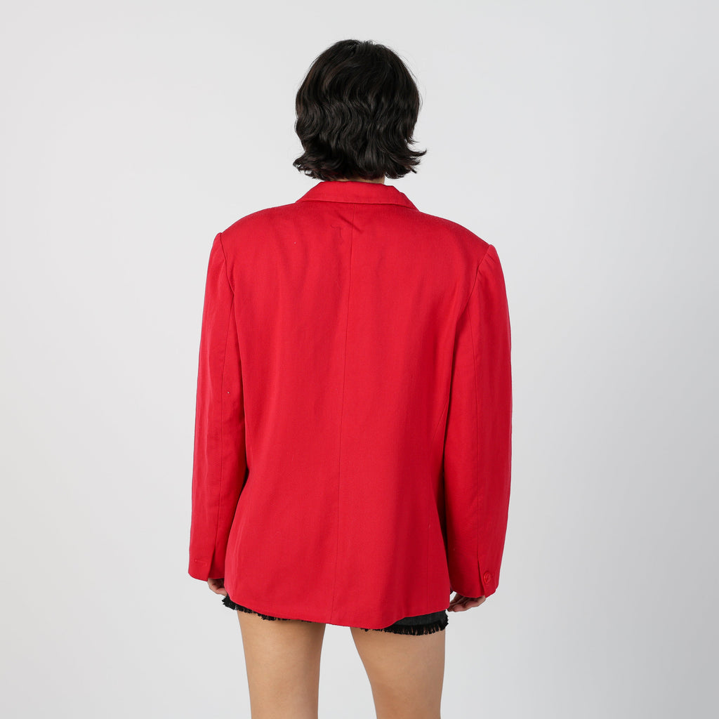 Red Y2K Marella Blazer Oversized (L)