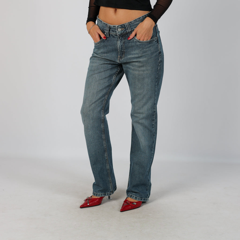 Light Blue Y2K Dad & Wide Jeans Tom Tompson (S)