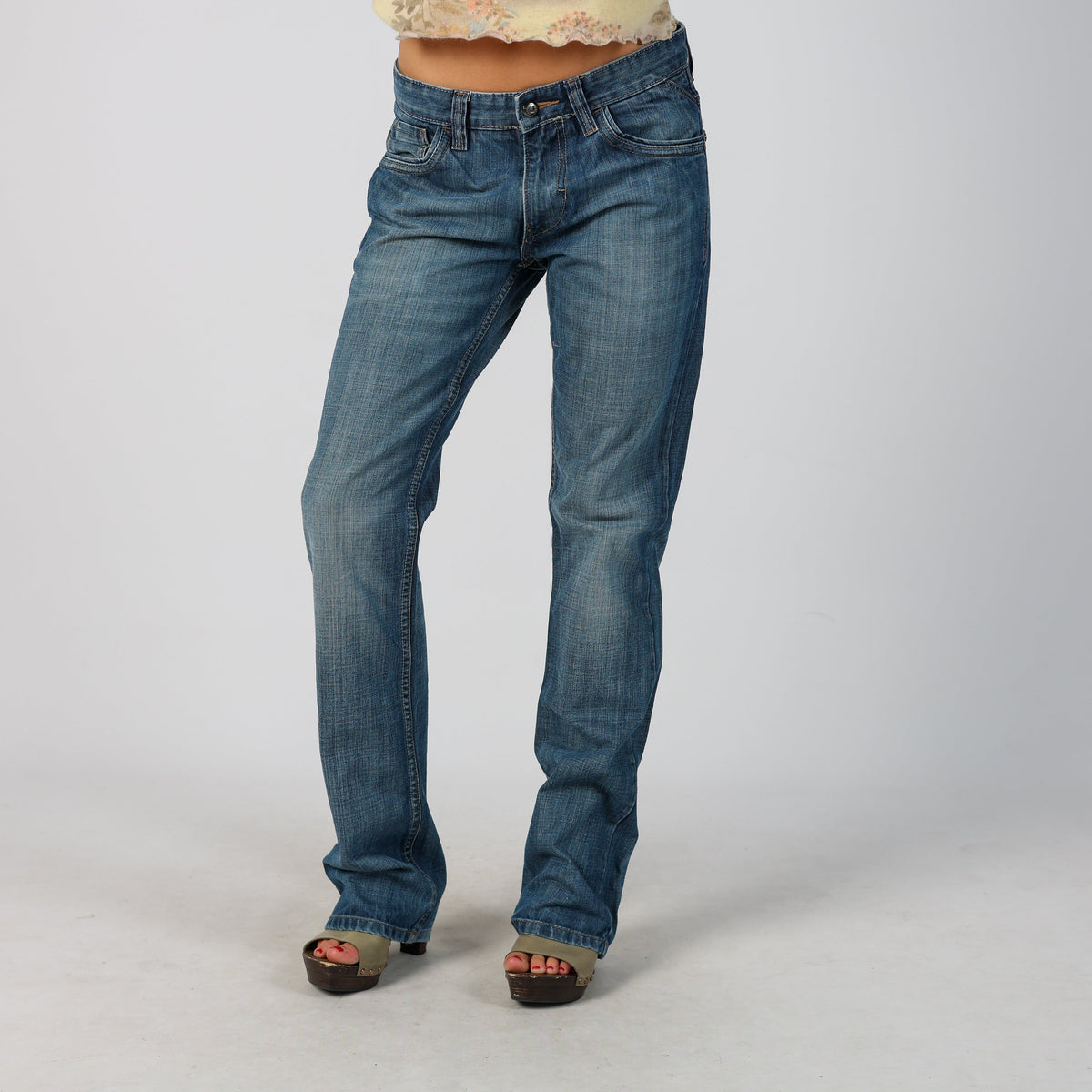 Blue Y2K Tom Tailor Straight Jeans (M)