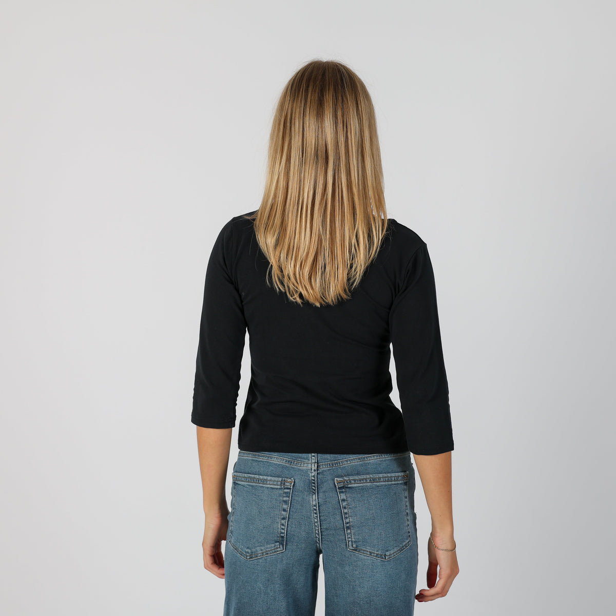 Black Y2K Camomilla Long Sleeve Top (S)