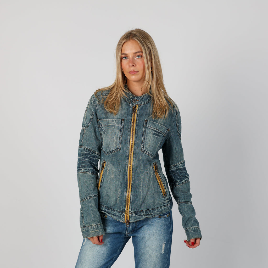 Blue Y2K Denim Jacket (M)