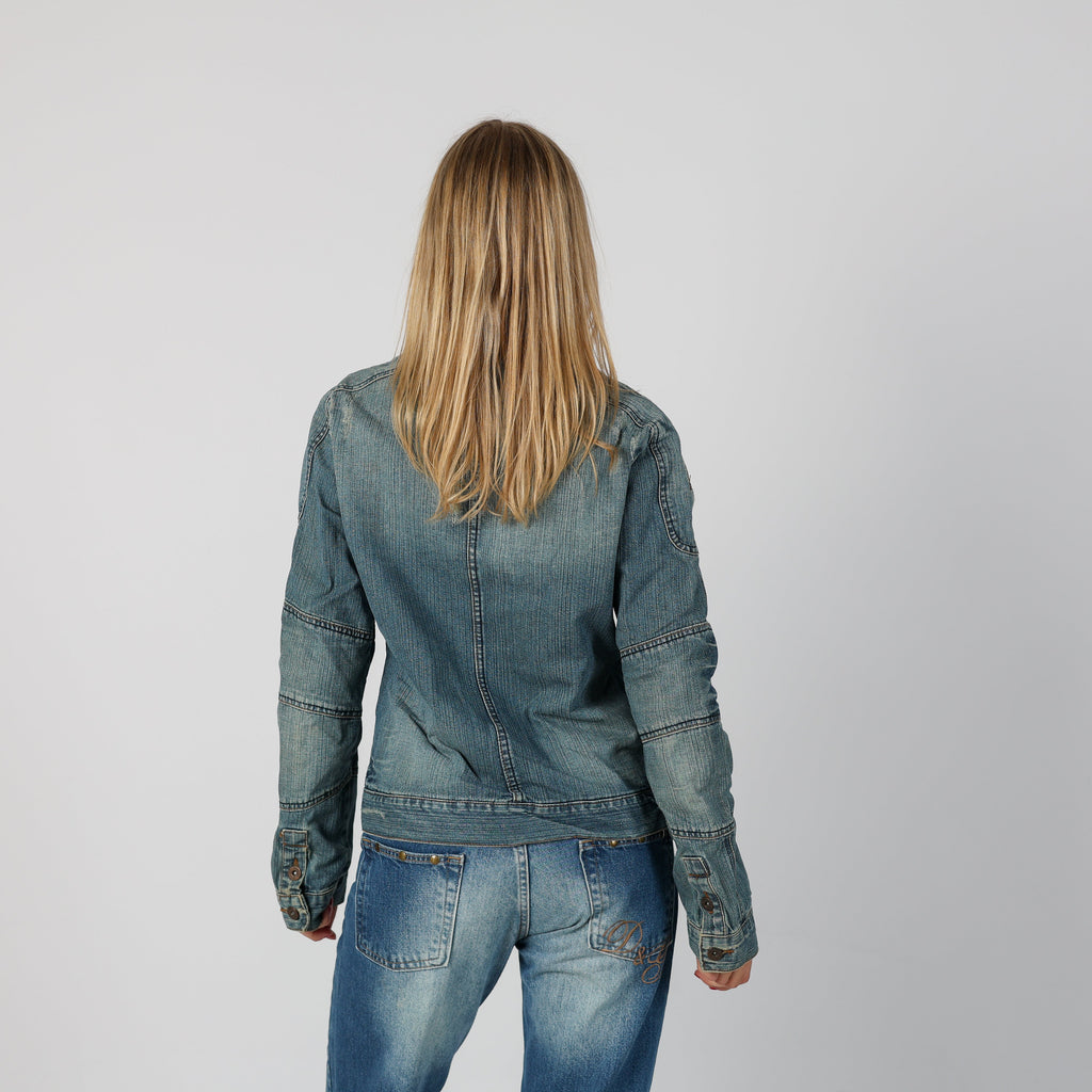 Blue Y2K Denim Jacket (M)