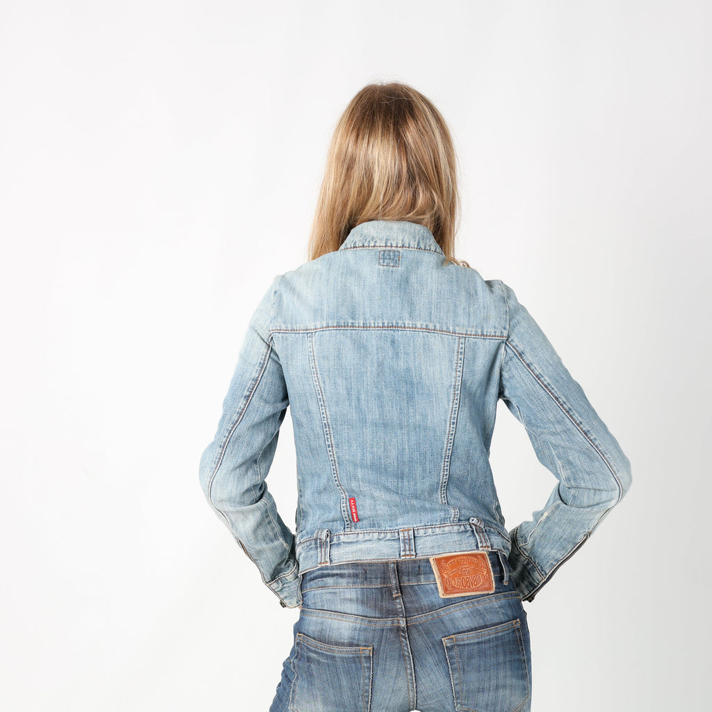Light Blue 90s Miss Sixty Denim Jacket (S)