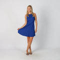 Blue Y2K Armani Woven Mini Dress (S)