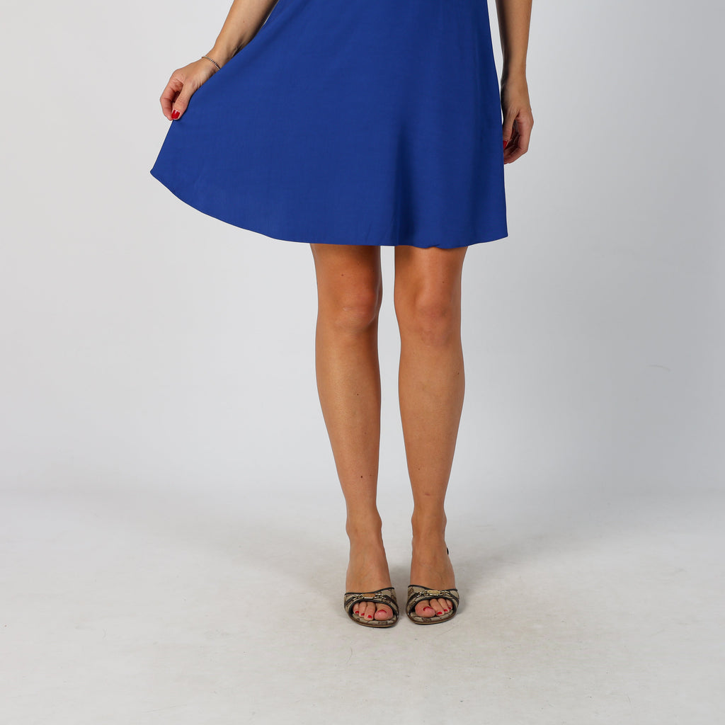 Blue Y2K Armani Woven Mini Dress (S)