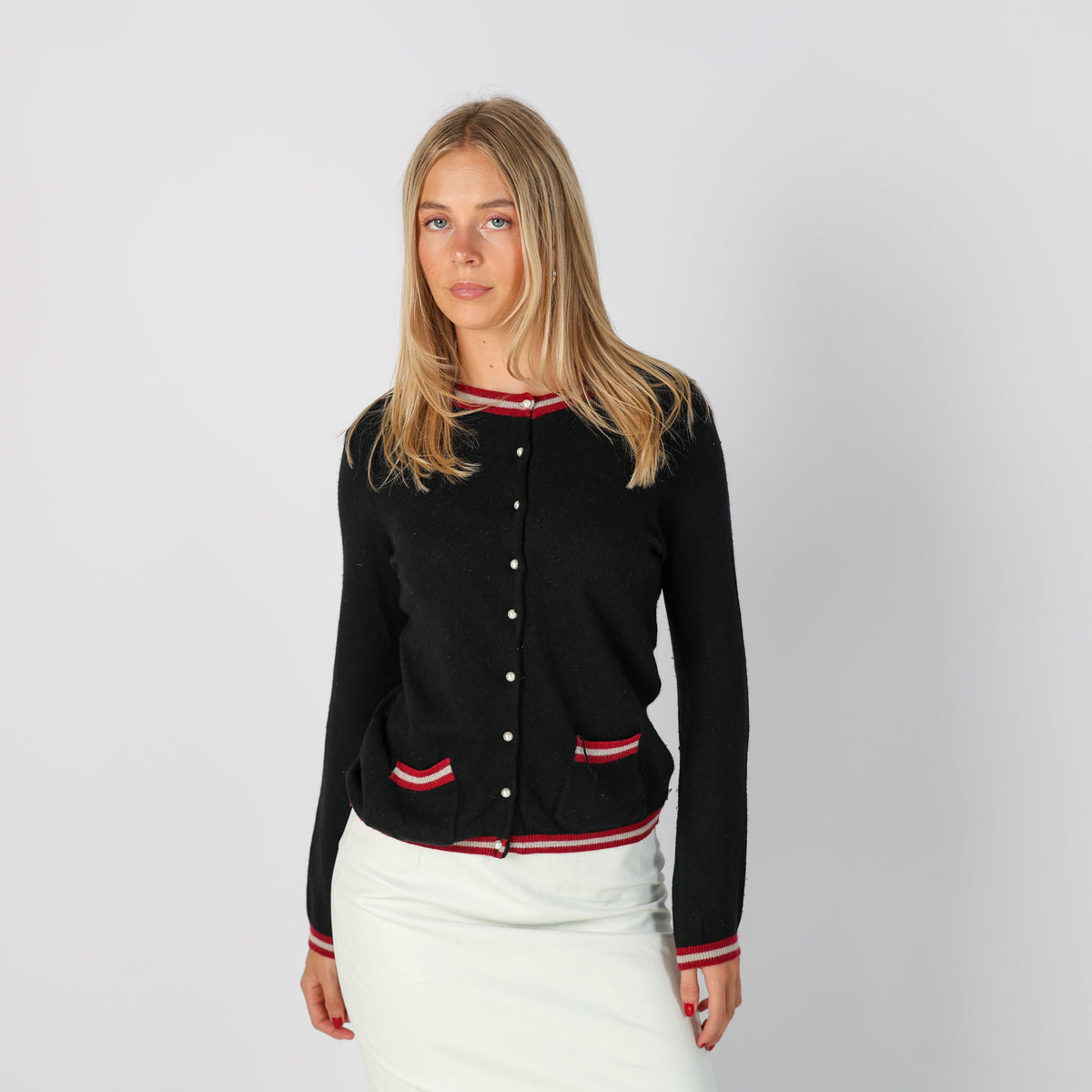 Black Y2K Moschino Cardigan (S)