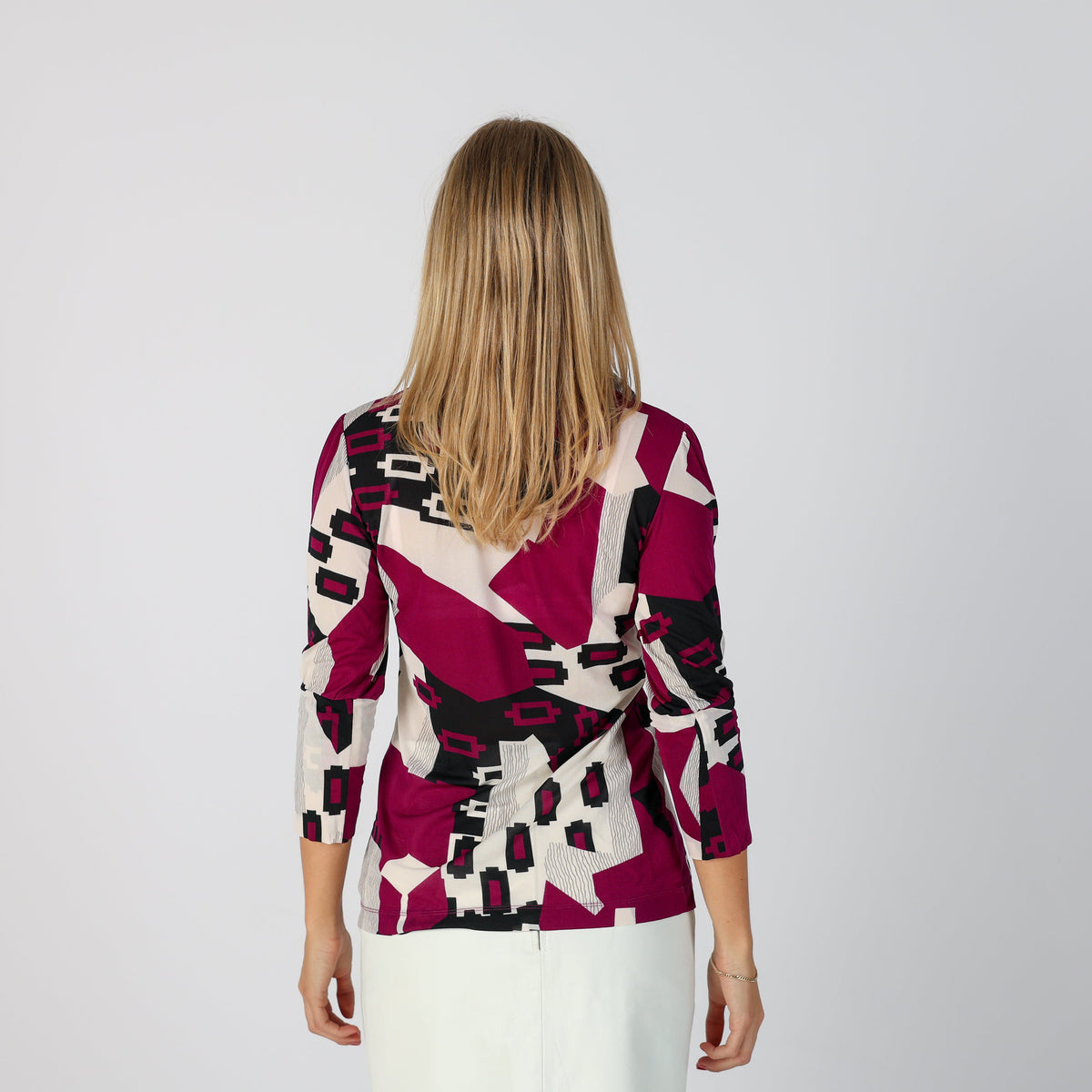 Purple Y2K Mexx Long Sleeve Top (S)
