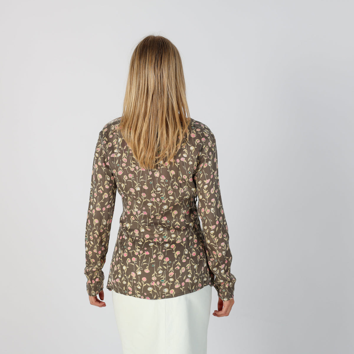 Khaki Green Y2K Calvin Klein Blouse (S)