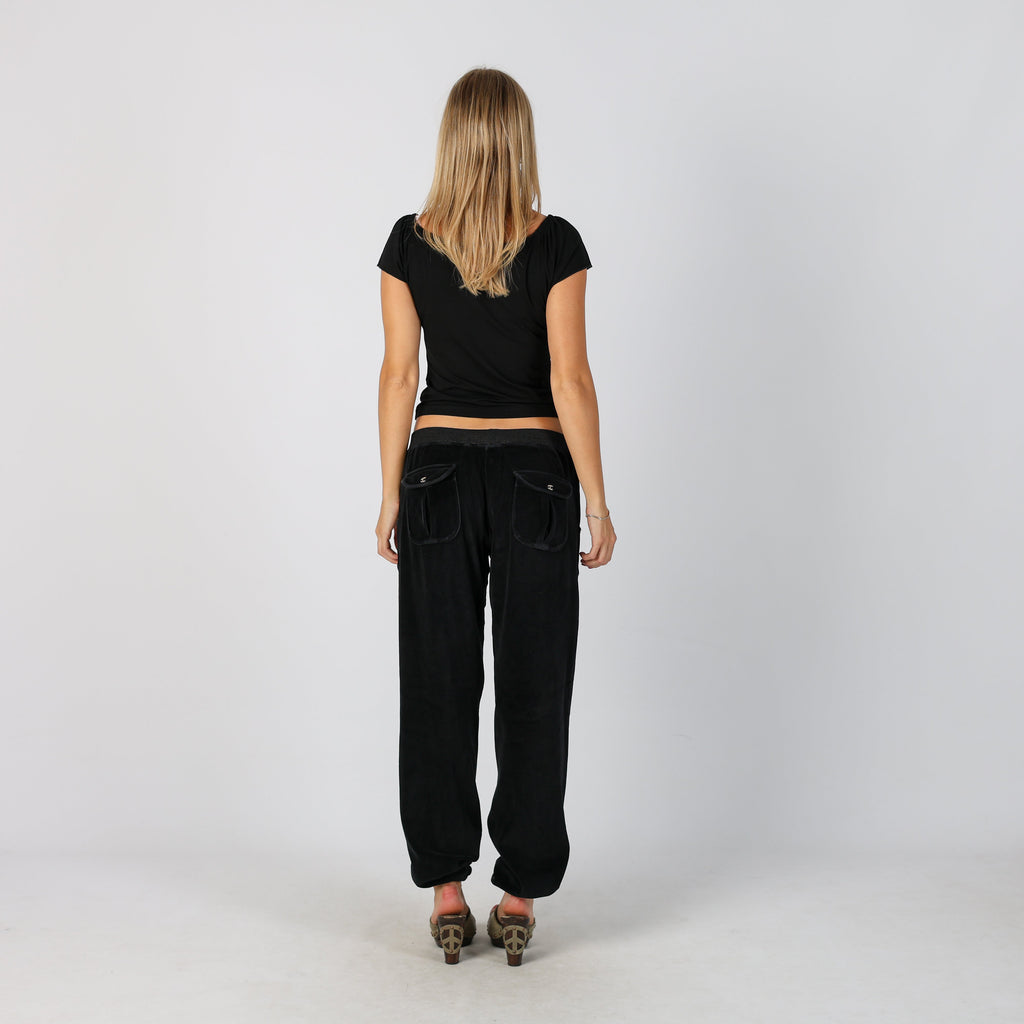 Black Y2K Just Cavalli Casual Trousers (S)