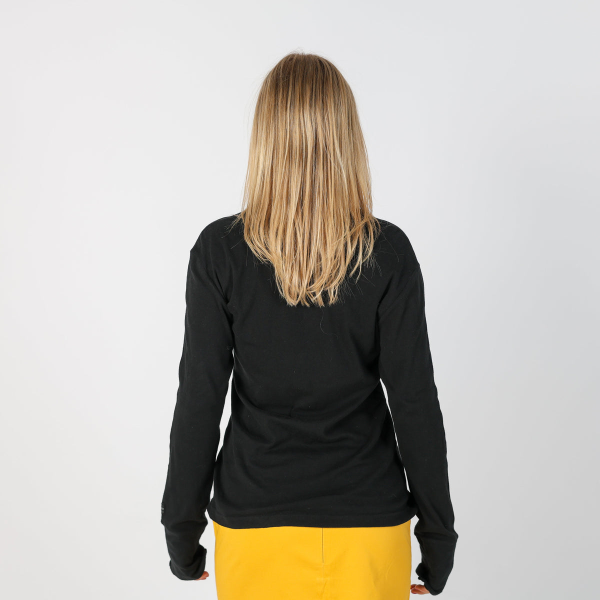 Black Y2K G-Star Long Sleeve Top (S)