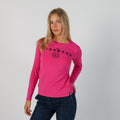 Pink Y2K John Richmond Long Sleeve Top (S)