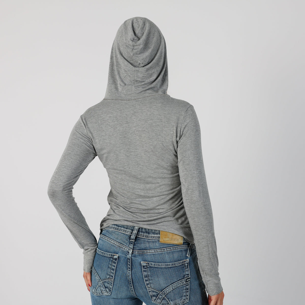 Light Grey Y2K Coconuda Long Sleeve Top (S)