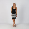 Black Y2K Woven Mini Skirt (S)