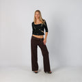 Brown Y2K Casual Trousers (M)