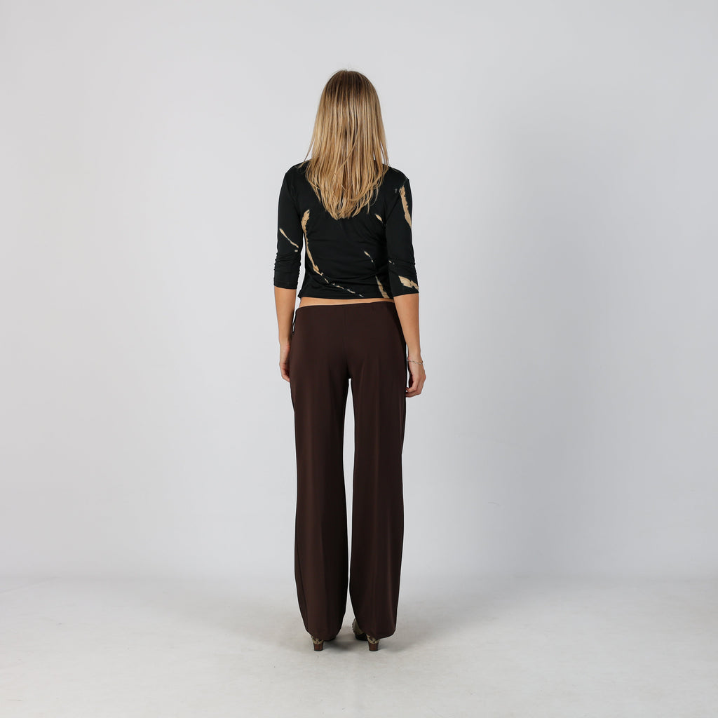 Brown Y2K Casual Trousers (M)