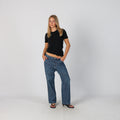 Blue Y2K United Colors of Benetton Baggy Jeans (M)