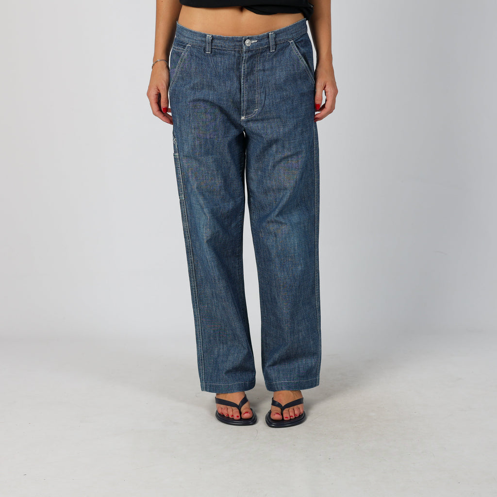 Blue Y2K United Colors of Benetton Baggy Jeans (M)