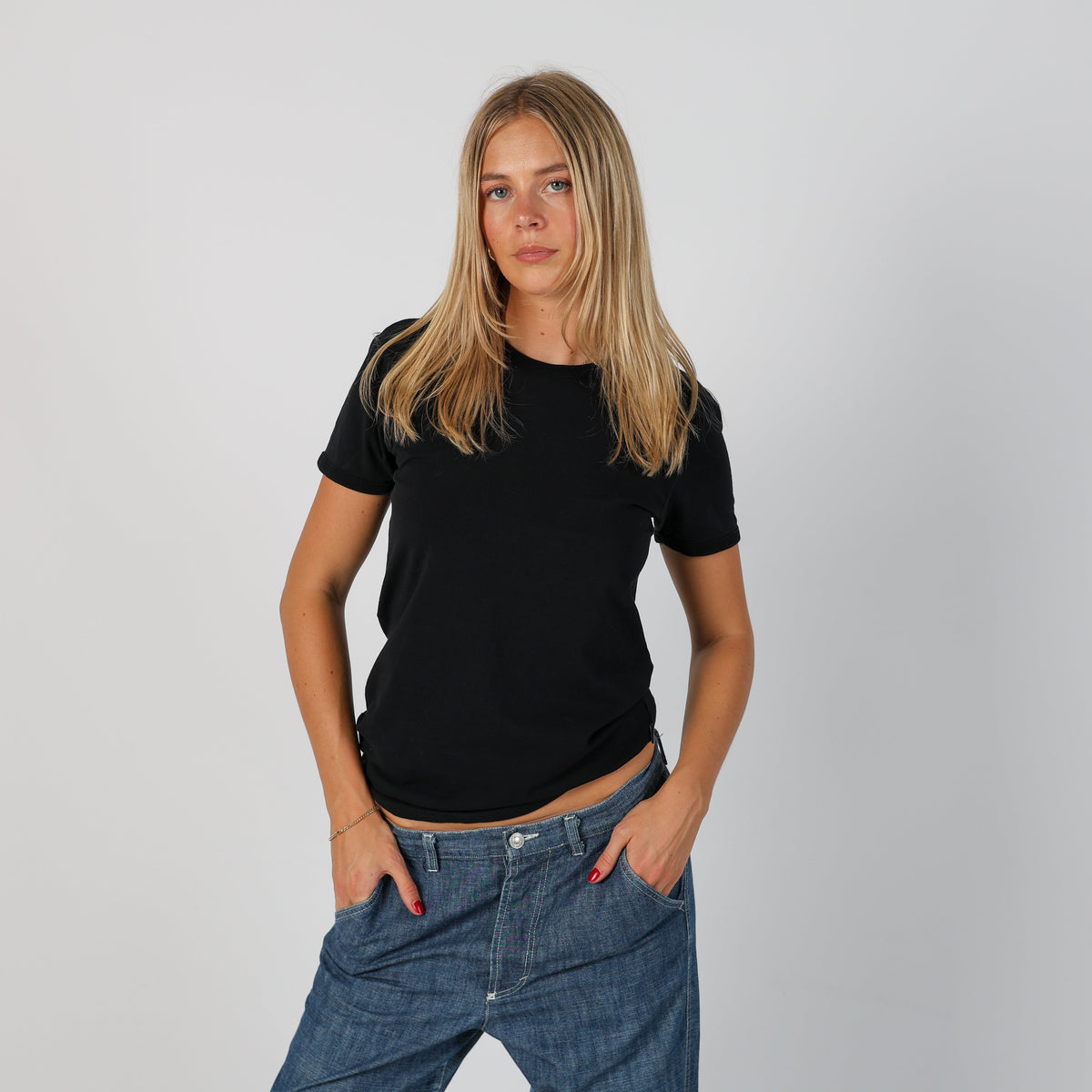 Black Y2K Moschino T-shirt (S)
