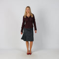 Blue Y2K Denim Midi Skirt (S)