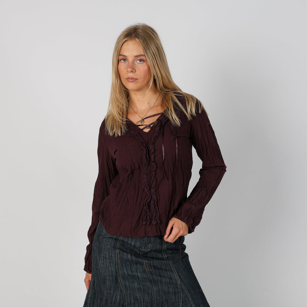 Purple Y2K Tom Tailor Blouse (S)