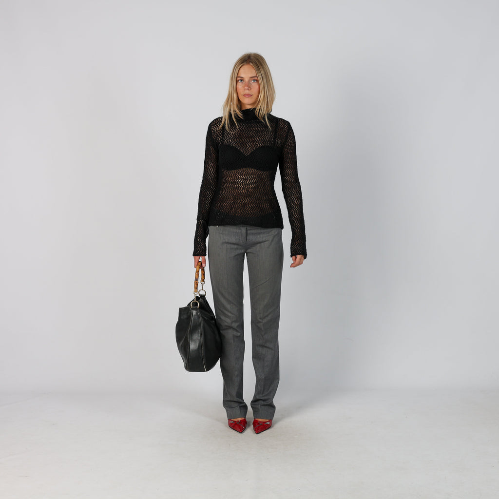 Grey Y2K Armani Jeans Casual Trousers (S)