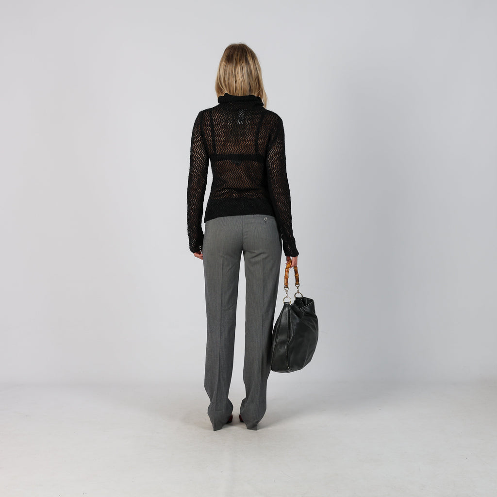 Grey Y2K Armani Jeans Casual Trousers (S)