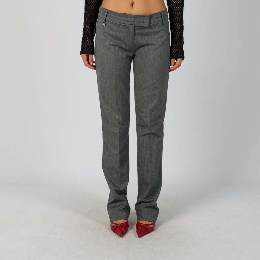 Grey Y2K Armani Jeans Casual Trousers (S)