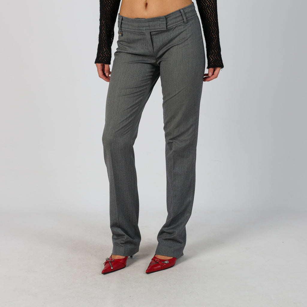 Grey Y2K Armani Jeans Casual Trousers (S)