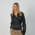Black Y2K United Colors of Benetton Blouse (M)