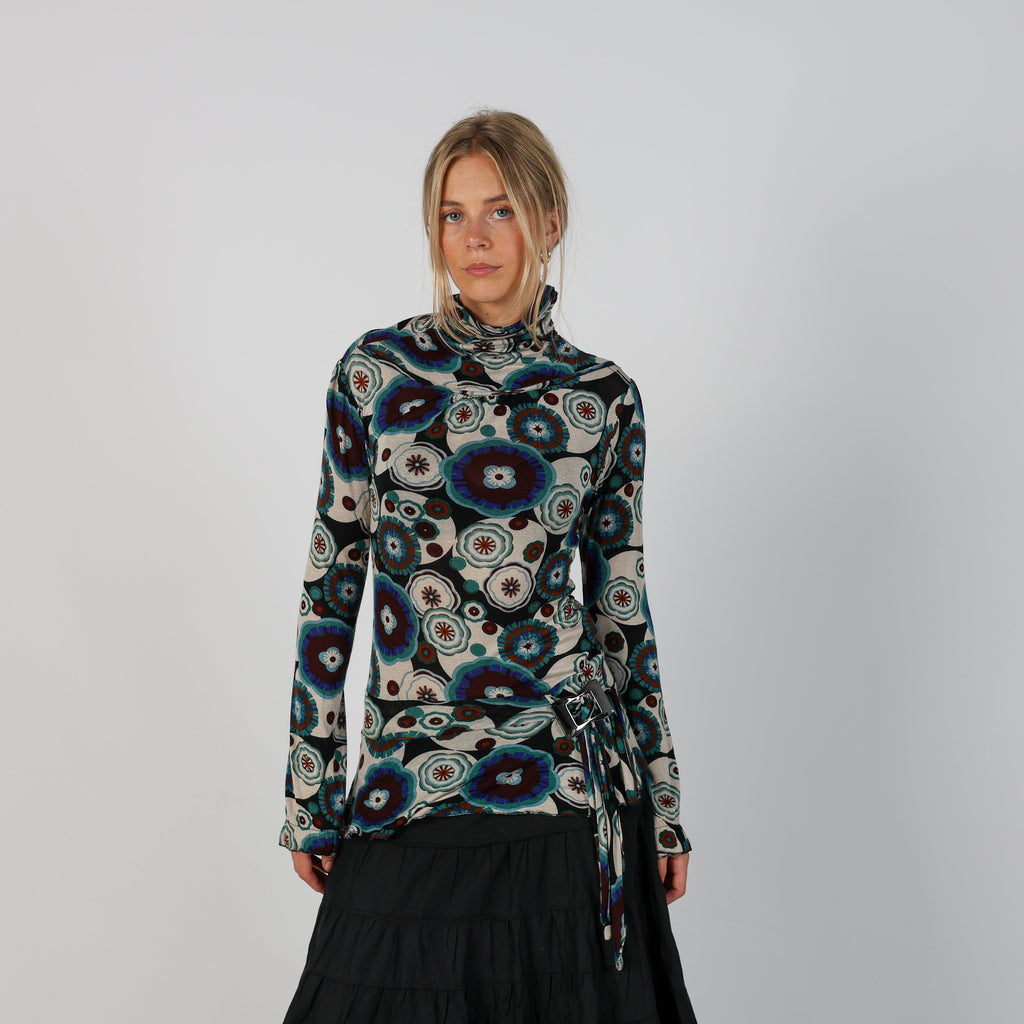 Black Y2K Coconuda Long Sleeve Top (S)