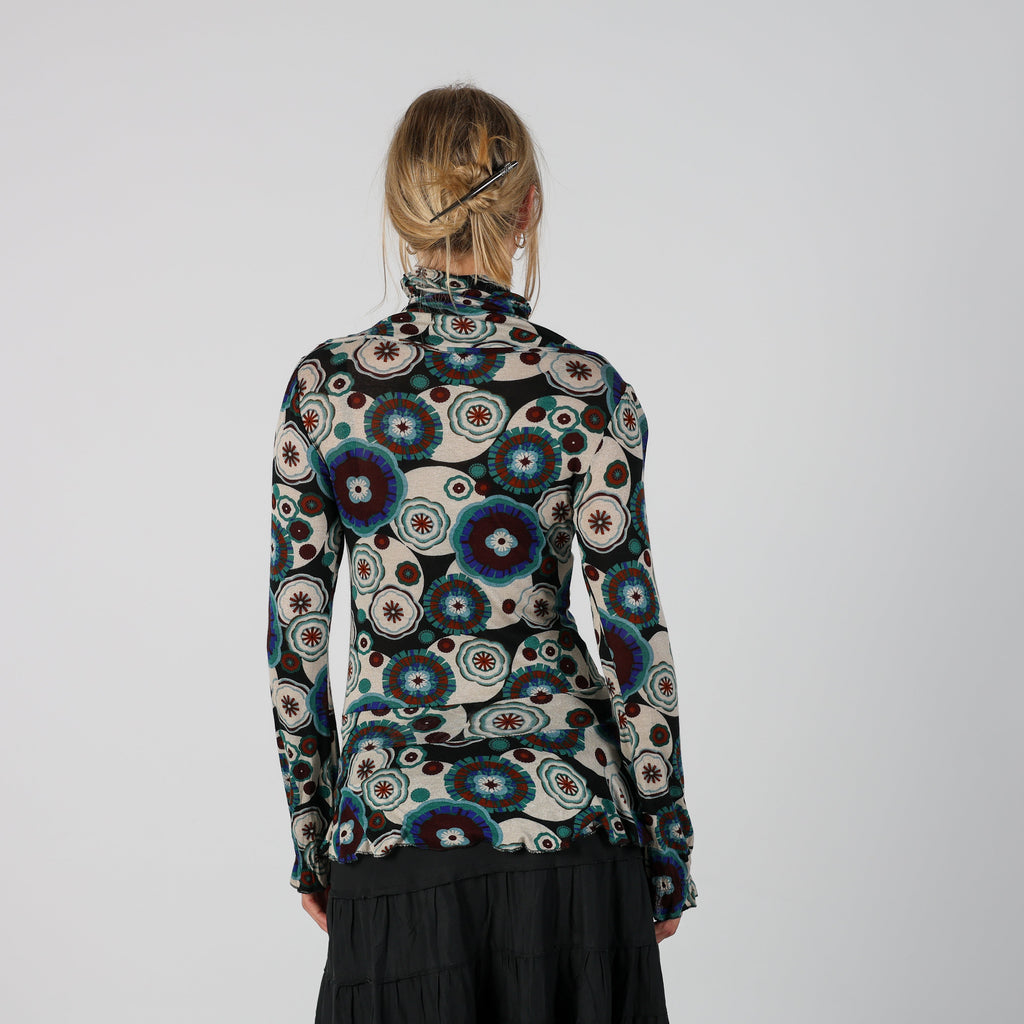 Black Y2K Coconuda Long Sleeve Top (S)