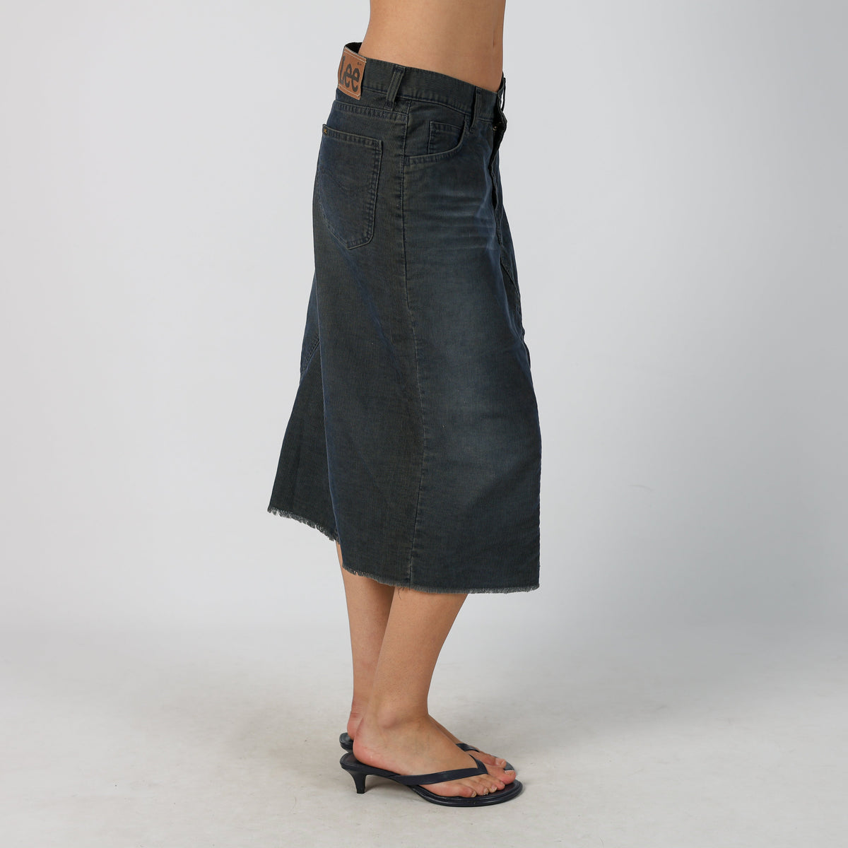 Blue Y2K Lee Cord Skirt (S)